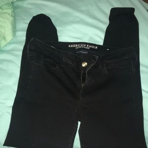 American Eagle black jeans (size 10)